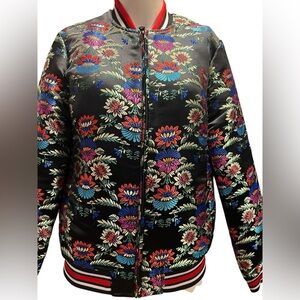 JacketThis is a Topman embroidered tiger and Flower jacket size us 36